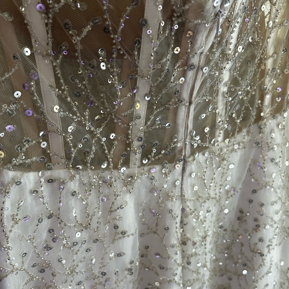 Custom midi wedding / engagement dress - Picture 3 of 6